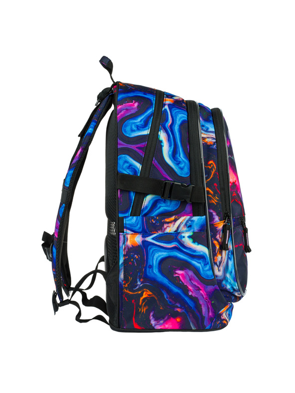 BAAGL  Лилав ученически комплект - раница, моливник, чанта Baagl Core Marble