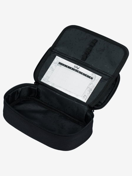 BAAGL  Сив ученически моливник Baagl Darkness