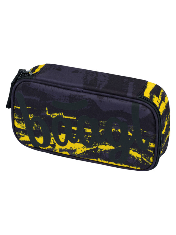 BAAGL  Сив училищен комплект - раница, моливник, чанта Baagl Skate Dune