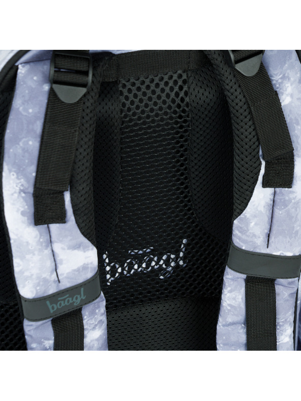 BAAGL  Сива ученическа раница Baagl Skate NASA Grey