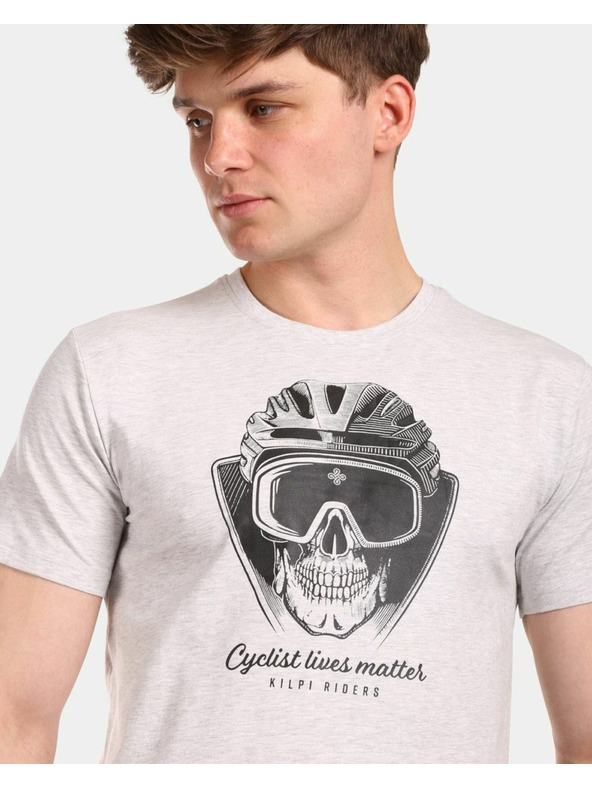Kilpi Мъжка памучна тениска Kilpi VIBE-M Светло сиво