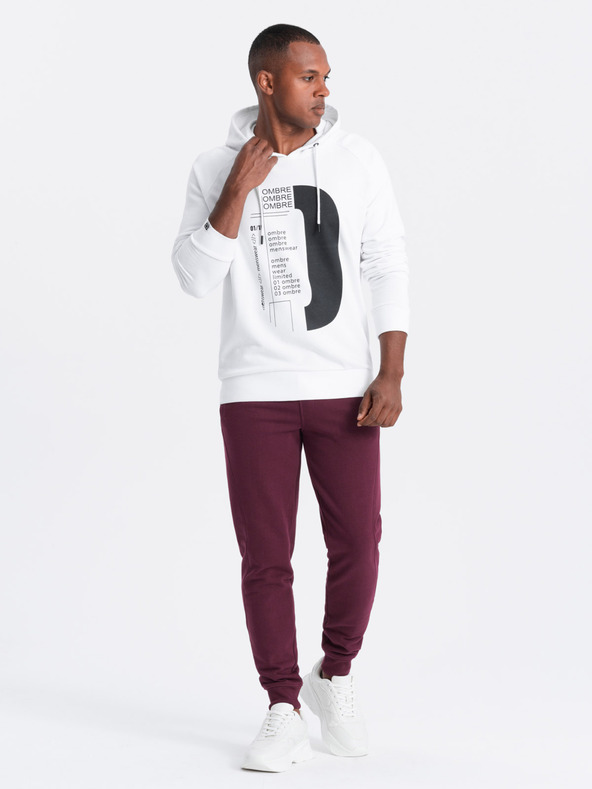 Ombre Clothing Мъжки памучен спортен панталон BASIC joggers Ombre Clothing