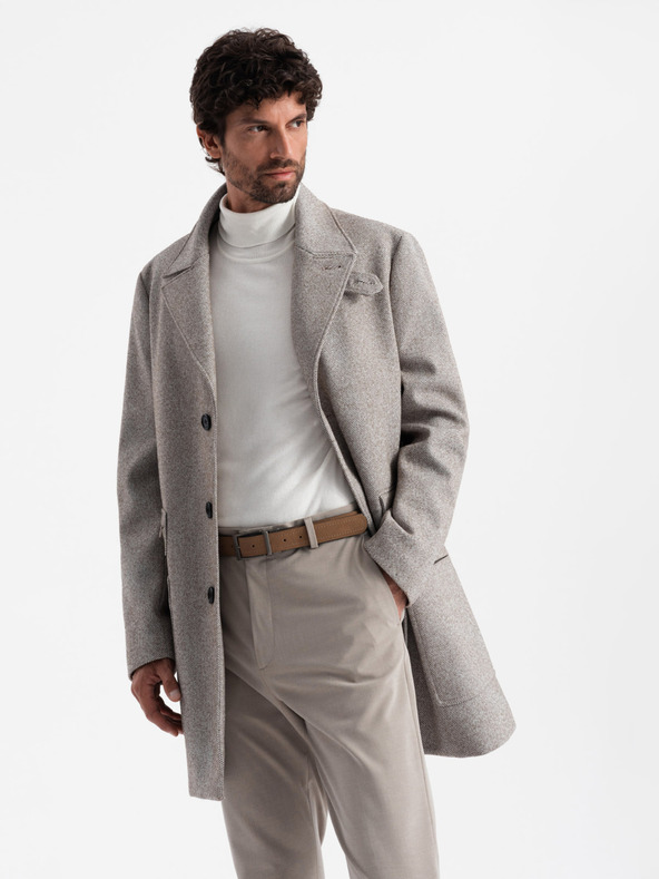 Ombre Clothing Мъжко едноредно палто Ombre Clothing