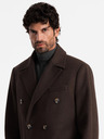 Ombre Clothing Мъжко палто с двуредно закопчаване Ombre Clothing