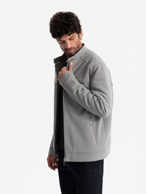 Ombre Clothing Мъжко яке с джобове и яка Ombre Clothing