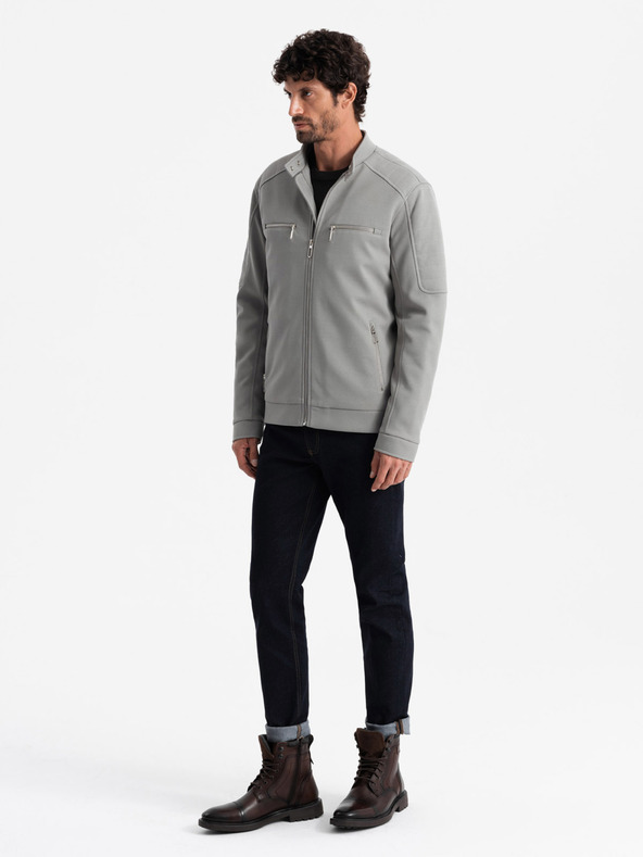 Ombre Clothing Мъжко яке с джобове и яка Ombre Clothing