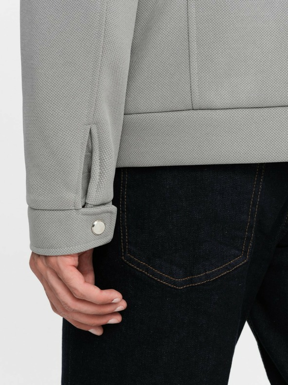 Ombre Clothing Мъжко яке с джобове и яка Ombre Clothing