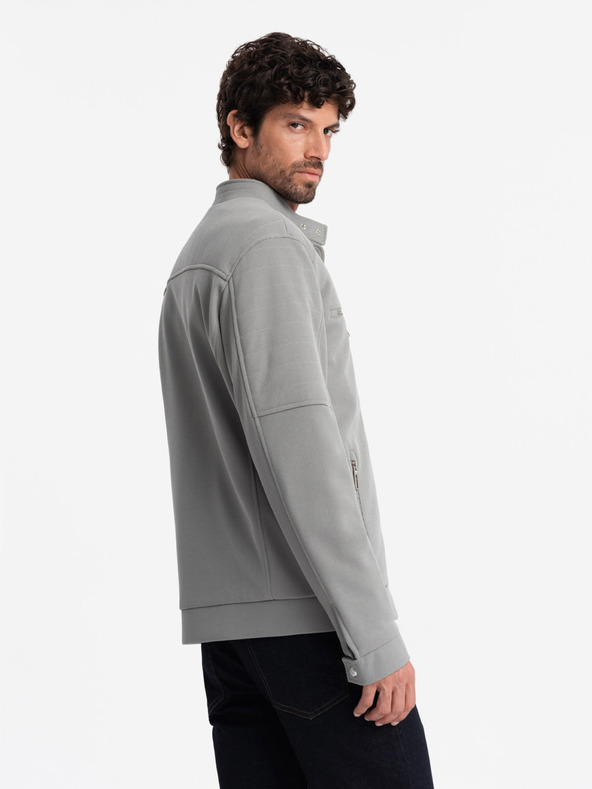 Ombre Clothing Мъжко яке с джобове и яка Ombre Clothing