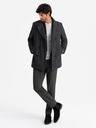Ombre Clothing Късо двуредно мъжко палто от вълнена смес Ombre Clothing V1 OM-COWC-0115