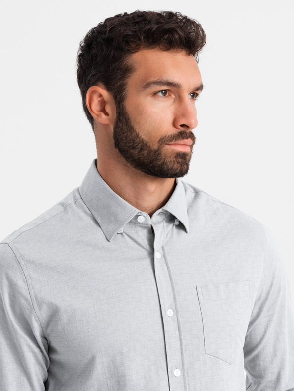 Ombre Clothing Мъжка риза Ombre Clothing SLIM FIT V2 OM-SHCS-0174