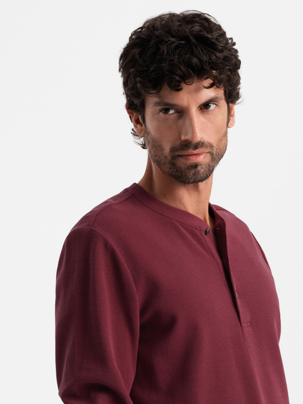 Ombre Clothing Мъжки вафлени трикотажни дрехи Ombre V2 OM-LSCL-0120