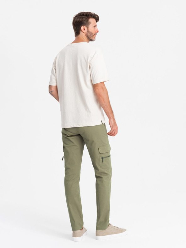 Ombre Clothing Мъжко облекло Ombre STRAIGHT LEG CARGO V2 OM-PACG-0204