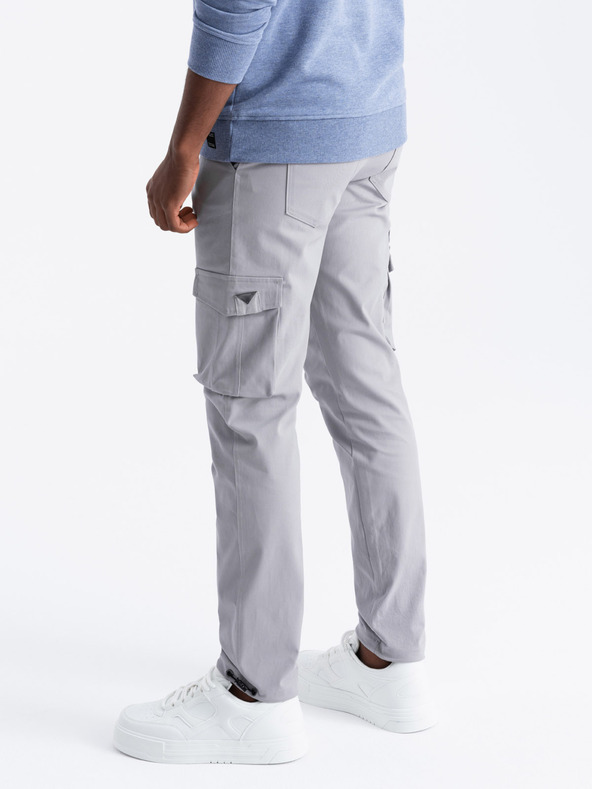 Ombre Clothing Мъжки дрехи Ombre STRAIGHT LEG CARGO V3 OM-PACG-0196