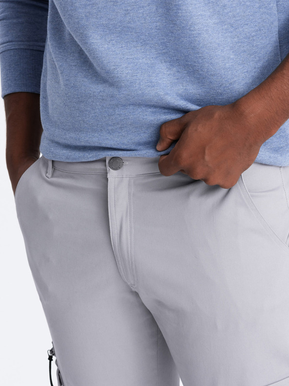 Ombre Clothing Мъжки дрехи Ombre STRAIGHT LEG CARGO V3 OM-PACG-0196