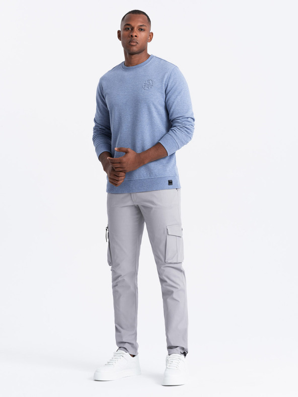 Ombre Clothing Мъжки дрехи Ombre STRAIGHT LEG CARGO V3 OM-PACG-0196