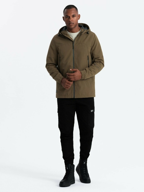 Ombre Clothing Мъжко яке с качулка Ombre Clothing V2 OM-JANP-0191