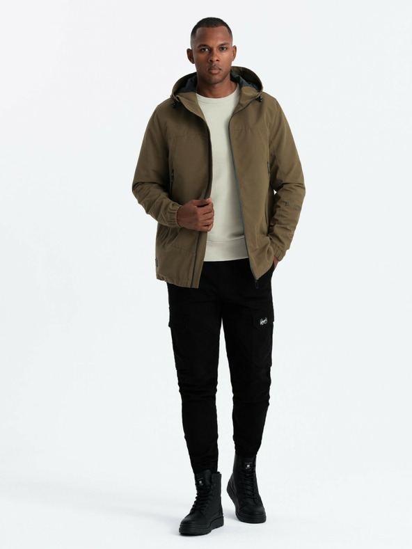 Ombre Clothing Мъжко яке с качулка Ombre Clothing V2 OM-JANP-0191