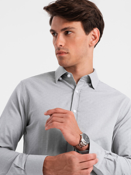 Ombre Clothing Мъжка риза Ombre Clothing SLIM FIT V2 OM-SHCS-0175