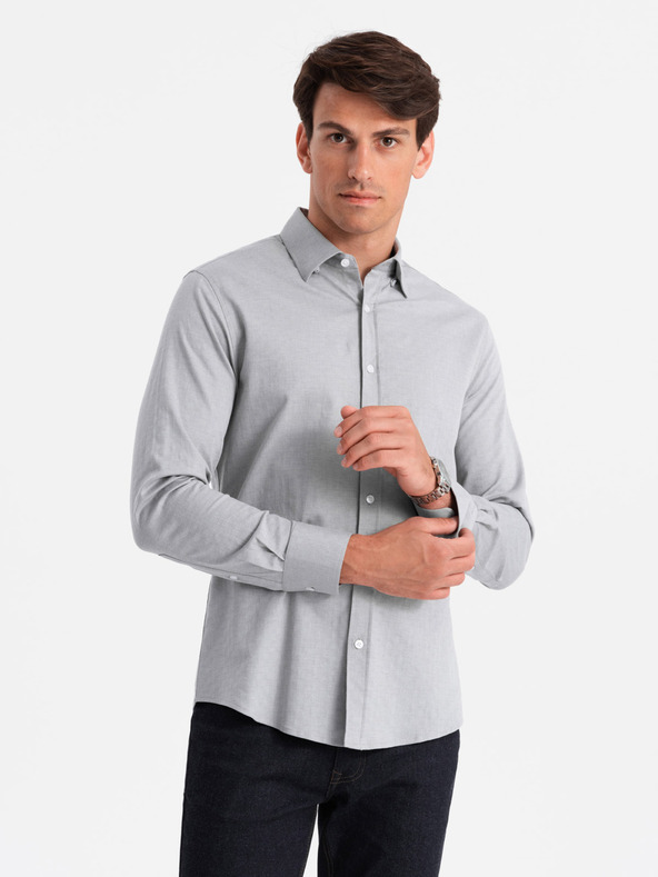 Ombre Clothing Мъжка риза Ombre Clothing SLIM FIT V2 OM-SHCS-0175