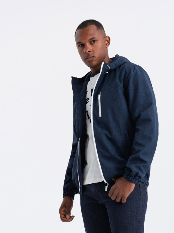 Ombre Clothing Мъжко леко спортно яке с подплата от полар Ombre Clothing