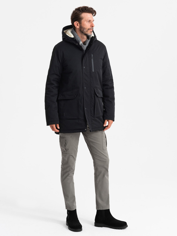 Ombre Clothing Мъжко дълго яке тип "парка" Ombre Clothing