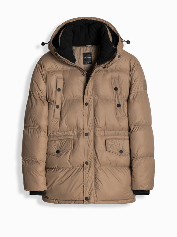 Ombre Clothing Мъжко дълго яке с джобове Ombre Clothing