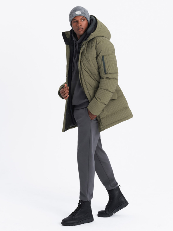 Ombre Clothing Мъжко дълго яке тип "парка" за открито Ombre Clothing