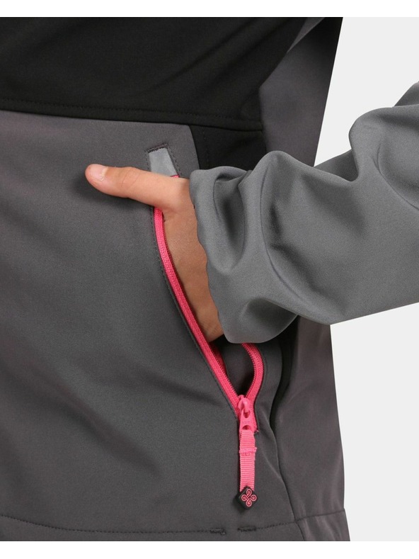 Kilpi Момичешко софтшел яке Kilpi RAVIA-J Black