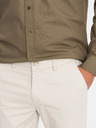 Ombre Clothing Мъжки панталони чино REGULAR FIT бежово Ombre Clothing