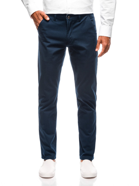 Edoti EDOTI Мъжки къси панталони тип "чино", тъмно сини