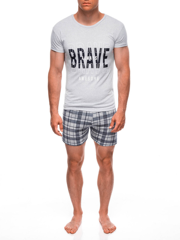 Edoti EDOTI Мъжка пижама, сива