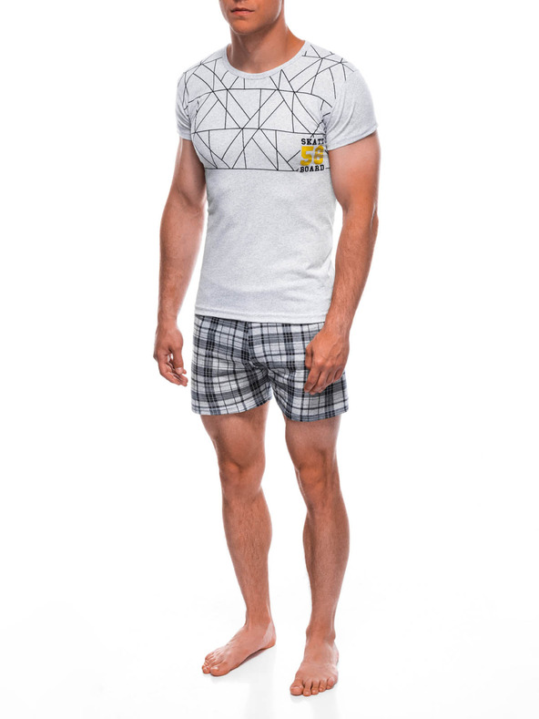 Edoti EDOTI Мъжка пижама, сива