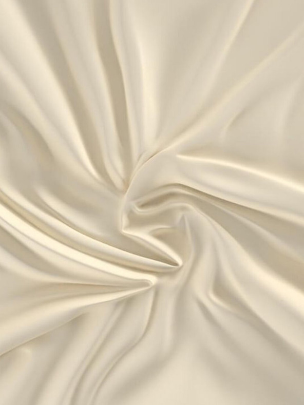 Kvalitex LUXURY COLLECTION Сатенен чаршаф 220x200cm бял