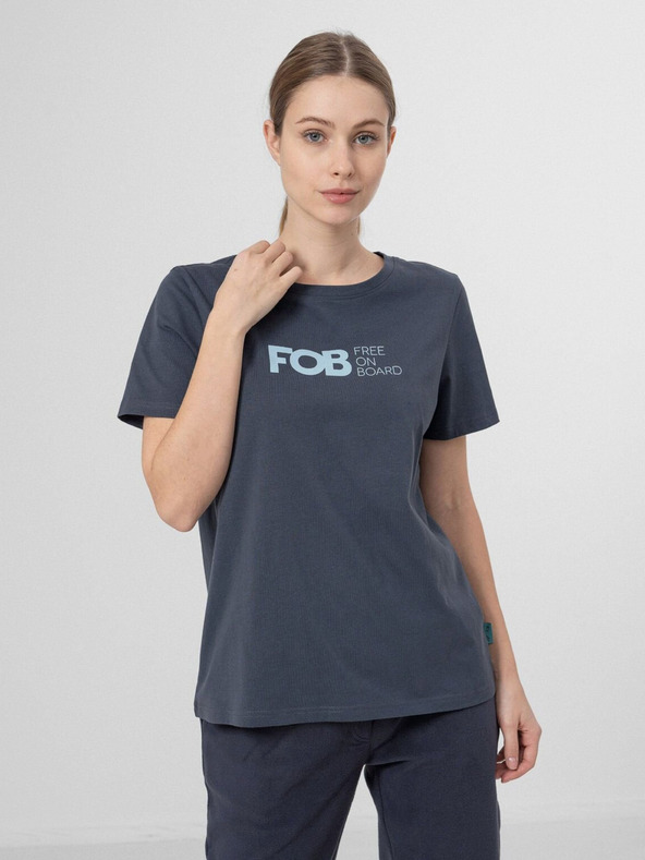 4F Дамска памучна тениска 4F