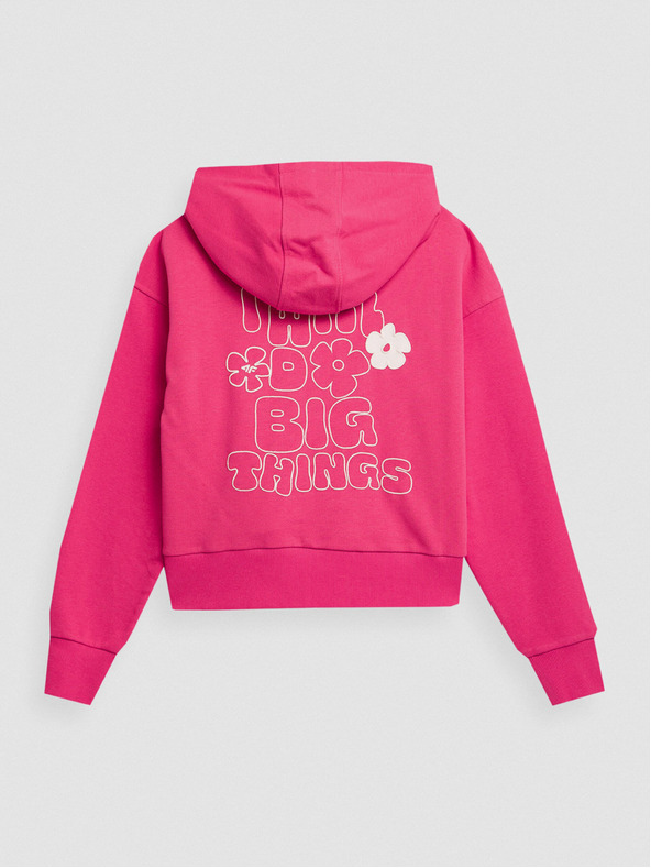 4F Памучен суитчър за момичета