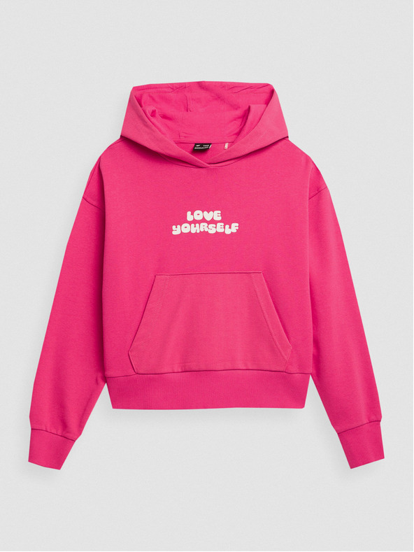 4F Памучен суитчър за момичета