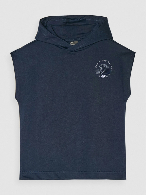 4F Момчешки суитчър без ръкави с качулка 4F