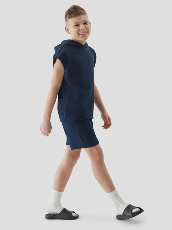 4F Момчешки суитчър без ръкави с качулка 4F