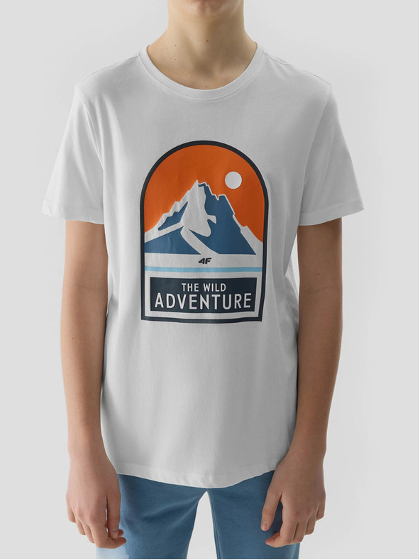 4F Блуза от органичен памук 4F за момчета