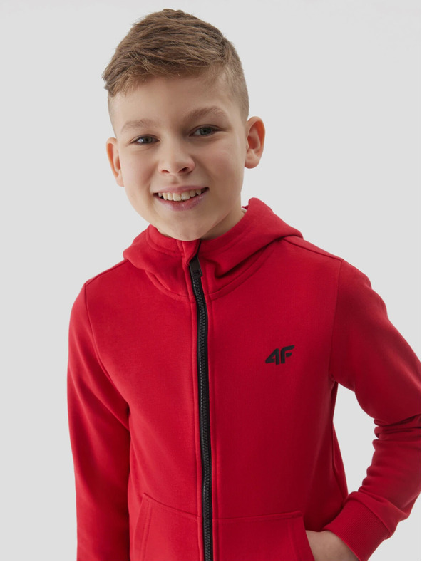 4F Момчешки термален суитчър с качулка 4F