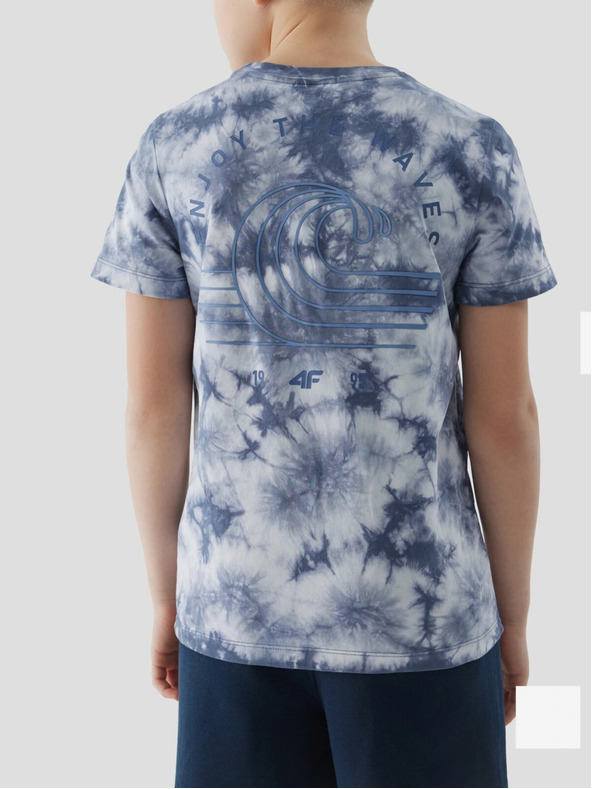 4F Тениска за момчета с щампа 4F