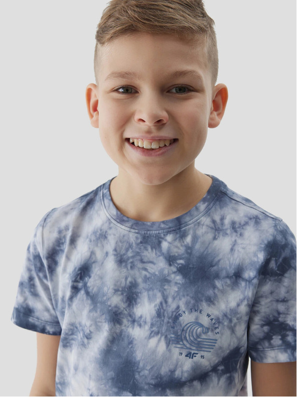 4F Тениска за момчета с щампа 4F