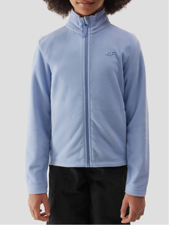 4F Флийс за момичета със стояща яка, редовен 4F