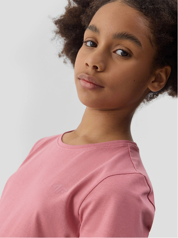 4F Обикновена тениска за момичета 4F