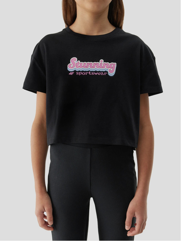 4F Горнище от органичен памук за момичета 4F