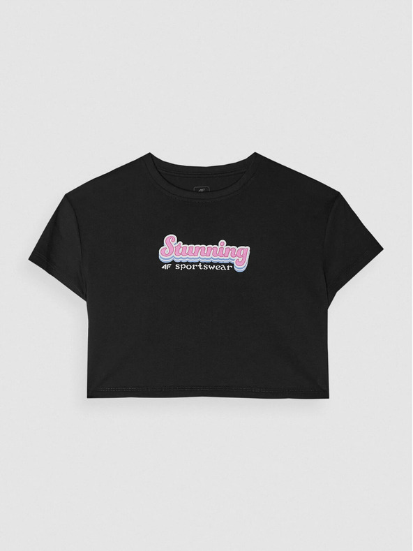 4F Горнище от органичен памук за момичета 4F