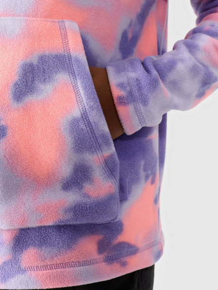 4F Момичешко поларено яке с качулка 4F