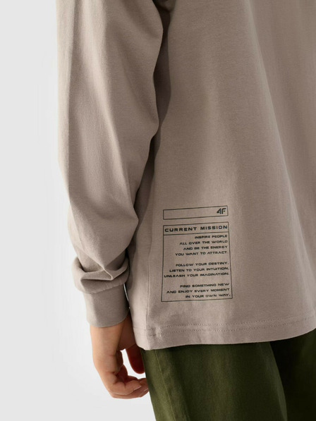 4F Тениска за момчета с щампа 4F