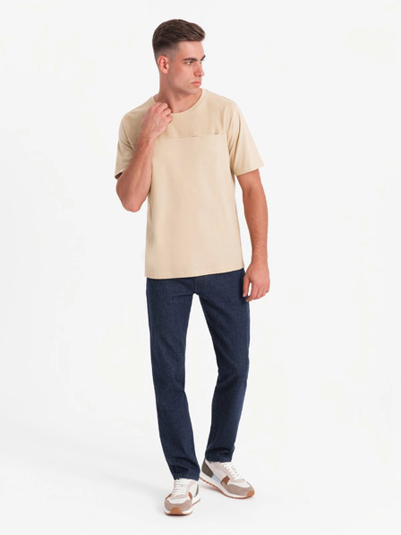 Ombre Clothing Мъжка памучна тениска Ombre Облекло