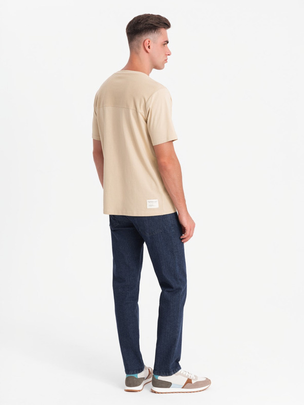 Ombre Clothing Мъжка памучна тениска Ombre Облекло